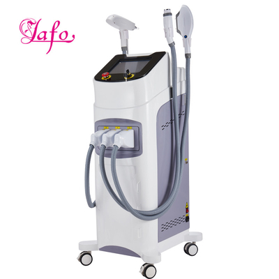 3 en 1 OPT + IPL + Rf + Nd YAG Eliminación permanente de tatuajes con láser Rejuvenecimiento de la piel Máquina de depilación LF-664B