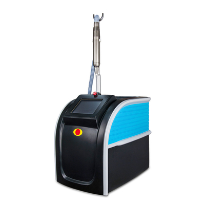 Picosecond Pico laser 755nm máquina de eliminación de tatuajes láser con panal de miel / picosecond /1320nm cabeza de muñeca negra tres cabezas
