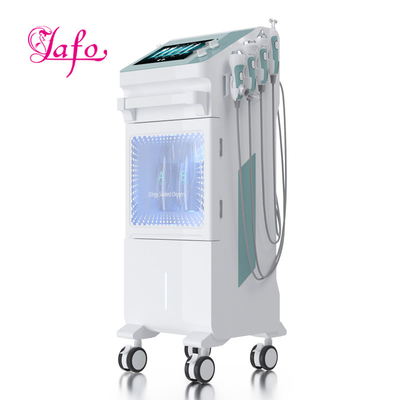 Última actualización 9 en 1 Hydra Dermabrasion de agua RF Microdermabrasion Facial máquina para el cuidado de la piel