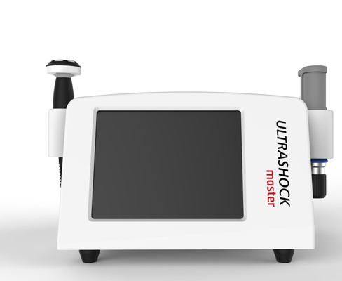 Equipo de fisioterapia profesional 2 en 1 máquina portátil médica de terapia con ondas de choque por ultrasonido para aliviar el dolor