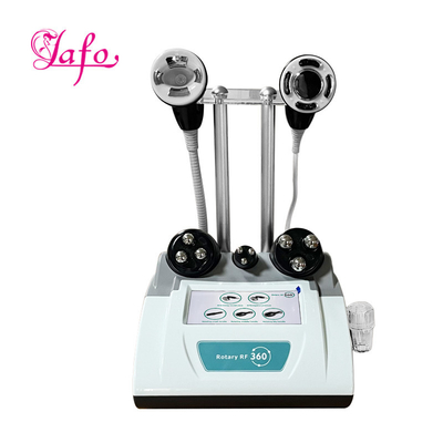 Radioterapia portátil Multifuncción del cuerpo adelgazamiento del rostro levantamiento de 360 grados de la cabeza Rotación de la RF de la piel apretamiento Mach