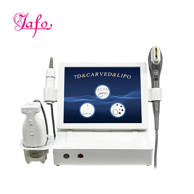 3 en 1 portátil 7D hifu cuerpo cara hifu lipo ulfit hifu 7D máquina de belleza