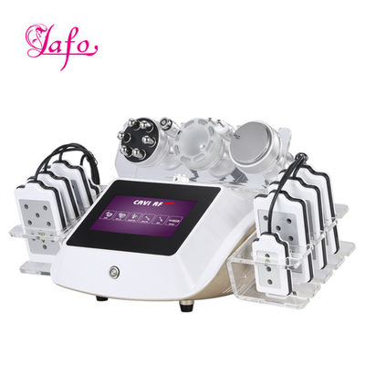 6 IN 1 Máquina portátil de liposucción de radiofrecuencia para el adelgazamiento con láser de lipo