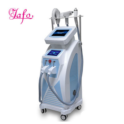 LF-664A 4 en 1 op IPL depilación / máquina de depilación láser ipl / op ipl rf nd yag láser salón de belleza multifunción