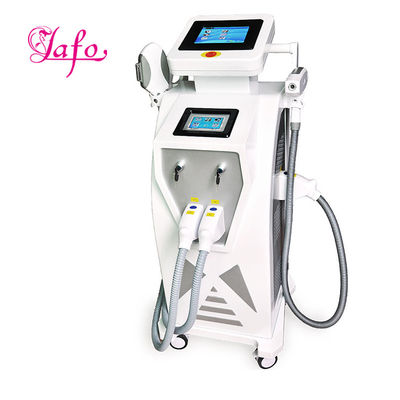 3 en 1 Máquina láser multifuncional de eliminación de vello por láser / IPL RF Nd Yag